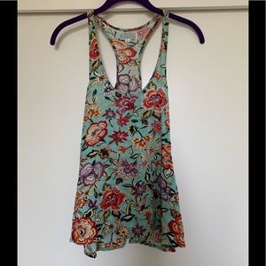 Floral tank top